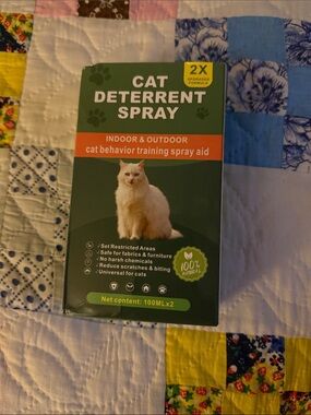 NWT Cat Deterrent Spray - Indoor & Outdoor Training Aid (Green)